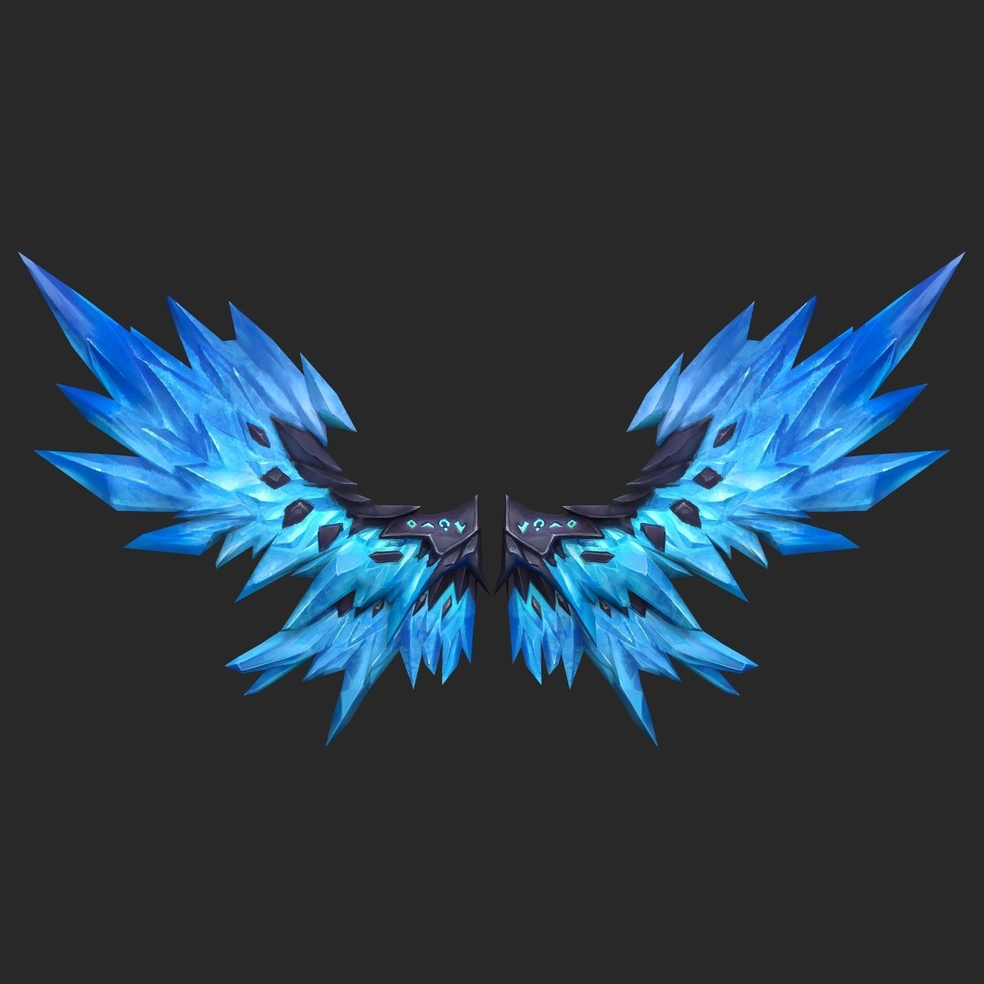 20 Fantasy Wing Collectin Low-poly 3D model_3