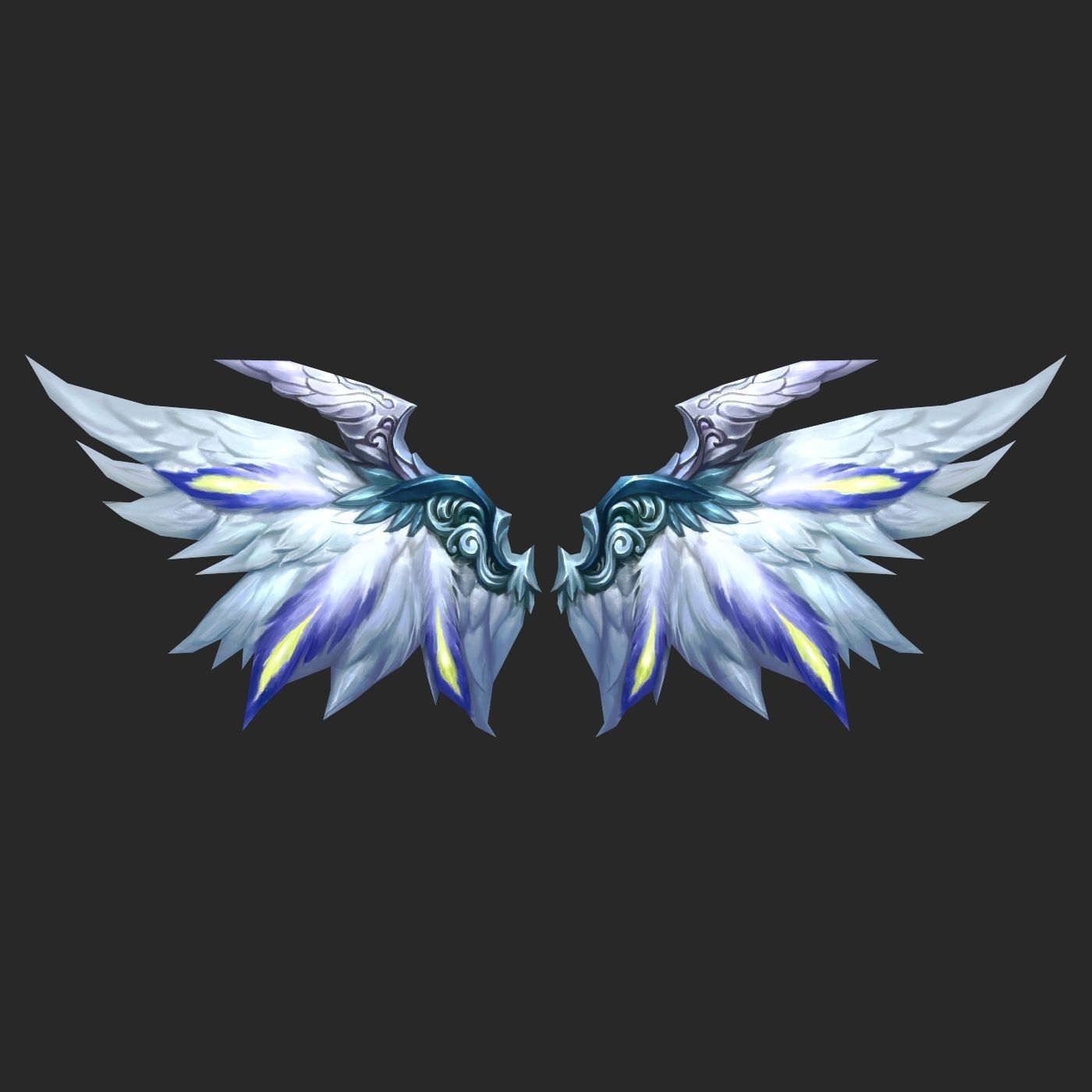 20 Fantasy Wing Collectin Low-poly 3D model_20