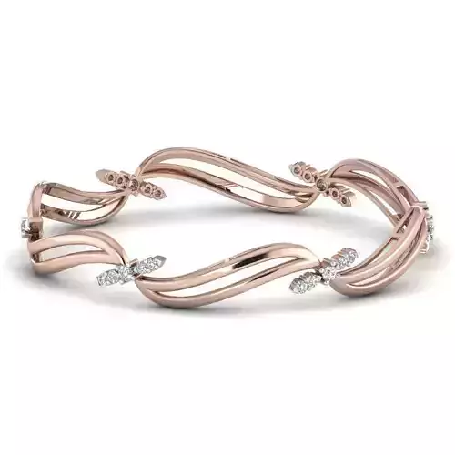Women Bangle Bracelet 3dm render detail 3D print model