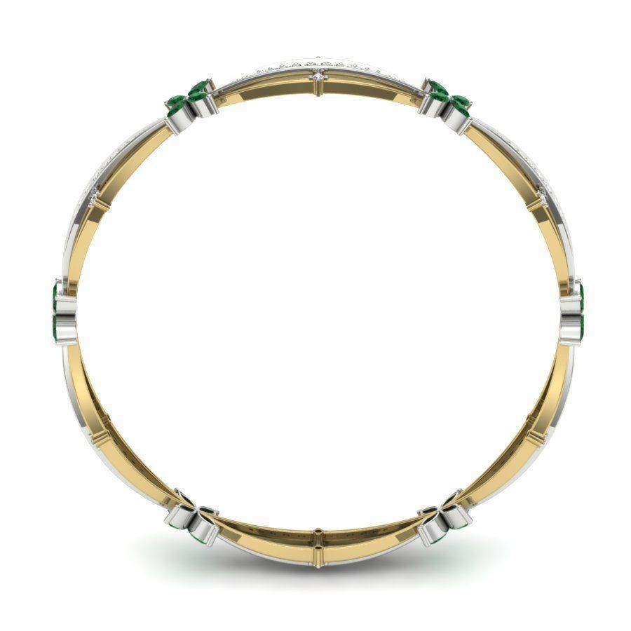 Bangle Bracelet 3dm render detail 3D print model_2