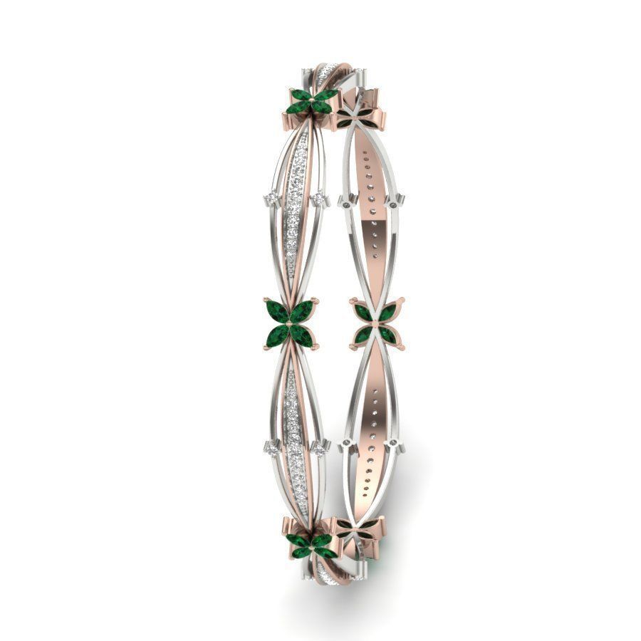 Bangle Bracelet 3dm render detail 3D print model_11