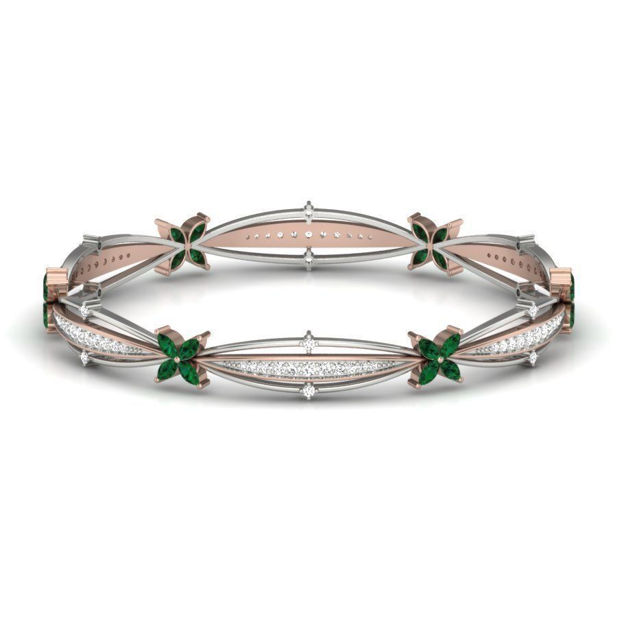 Bangle Bracelet 3dm render detail 3D print model_10