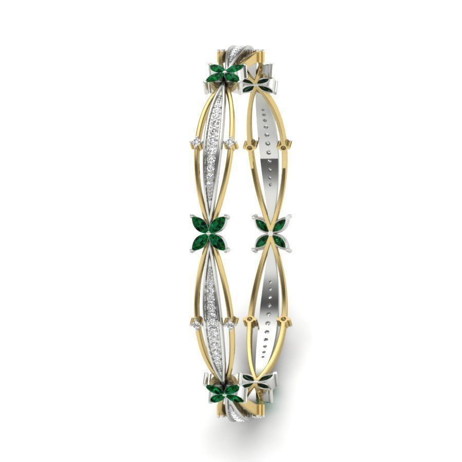 Bangle Bracelet 3dm render detail 3D print model_4