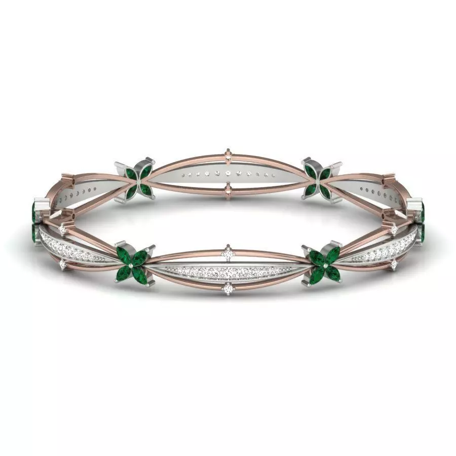 Bangle Bracelet 3dm render detail 3D print model_0