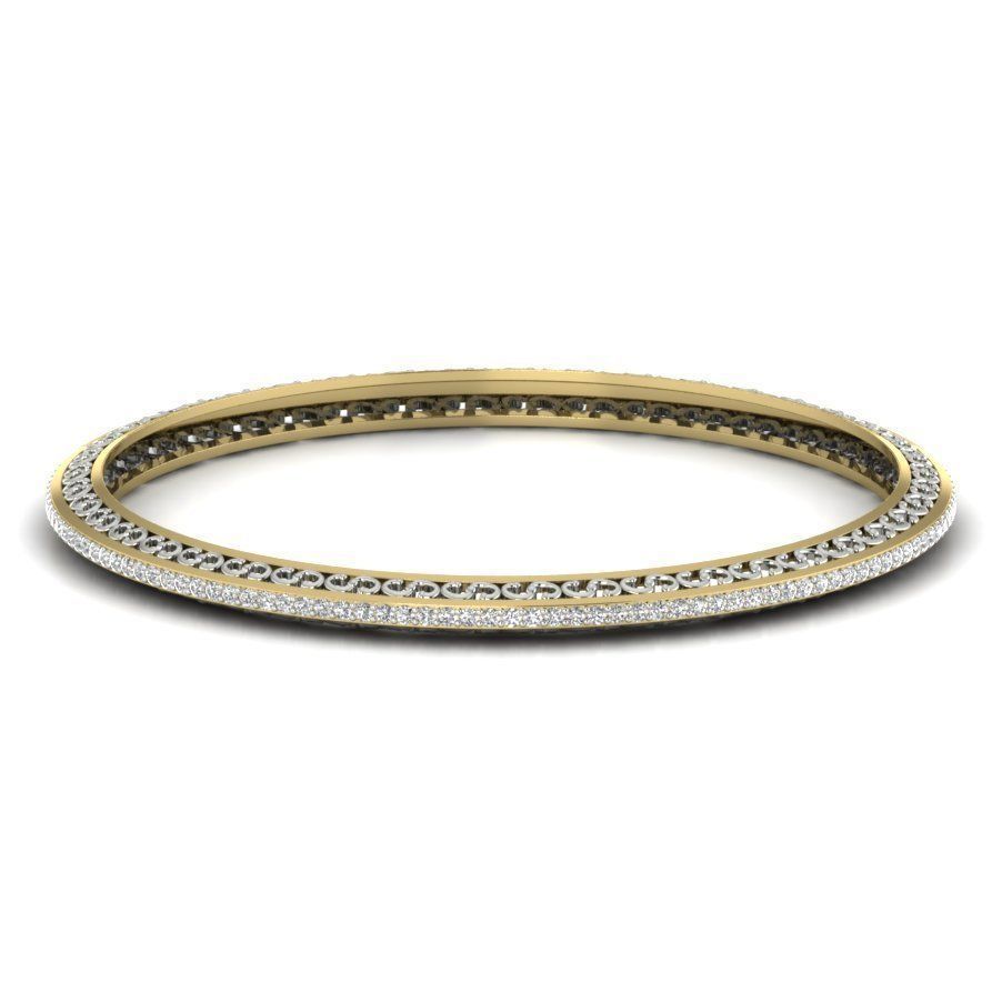 Bangle Bracelet 3dm render detail 3D print model_3