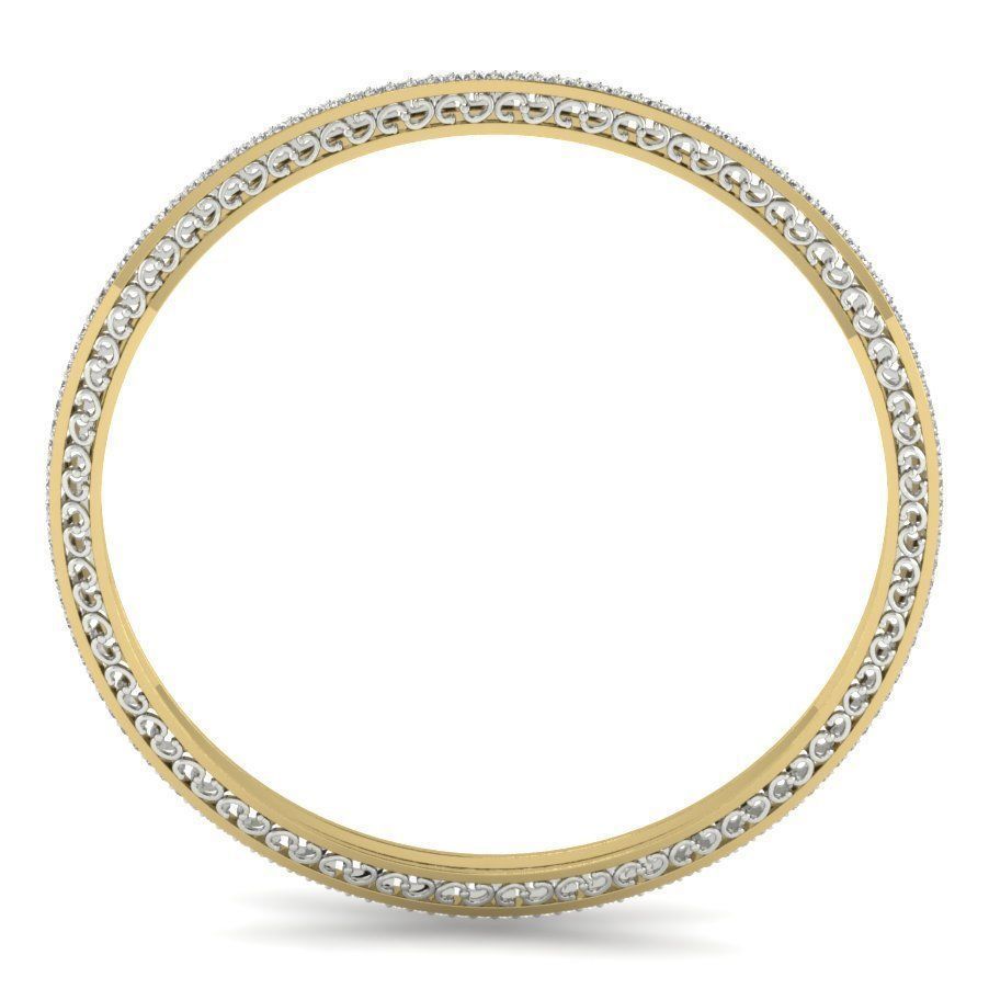 Bangle Bracelet 3dm render detail 3D print model_2