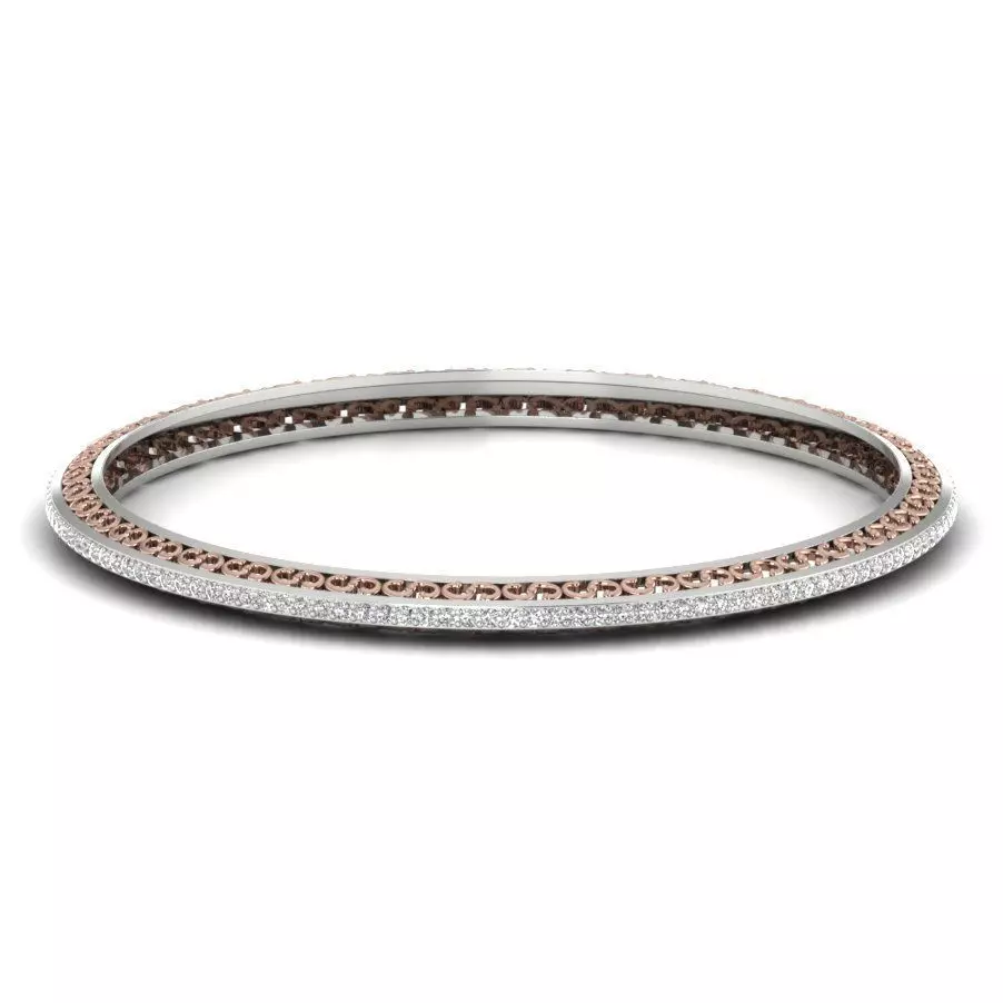 Bangle Bracelet 3dm render detail 3D print model_0