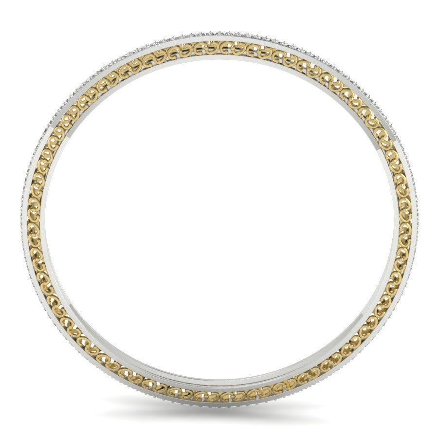 Bangle Bracelet 3dm render detail 3D print model_9
