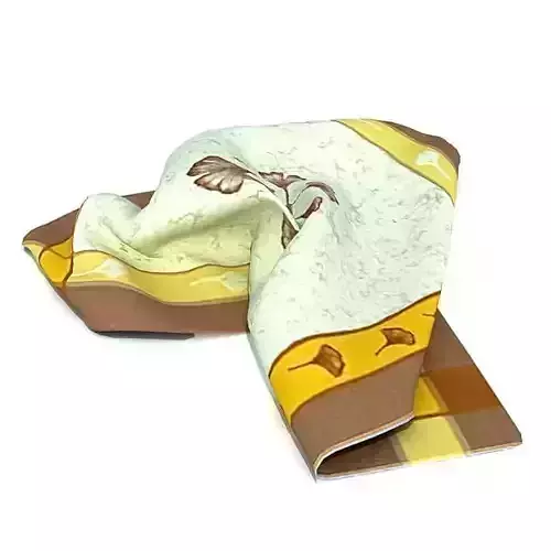 Cream Towel With Border