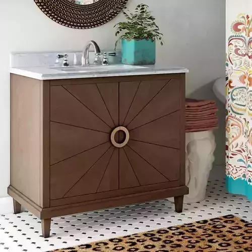 Quimby  Single Bathroom Vanity Set