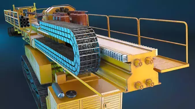 Mobile Drill 3D model