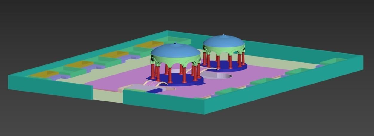 Gazibo 3ds max model Free 3D model_2