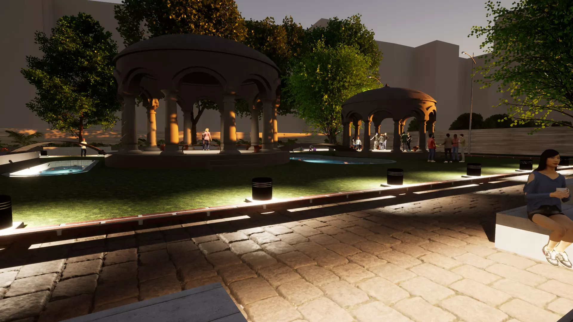 Gazibo 3ds max model Free 3D model_0