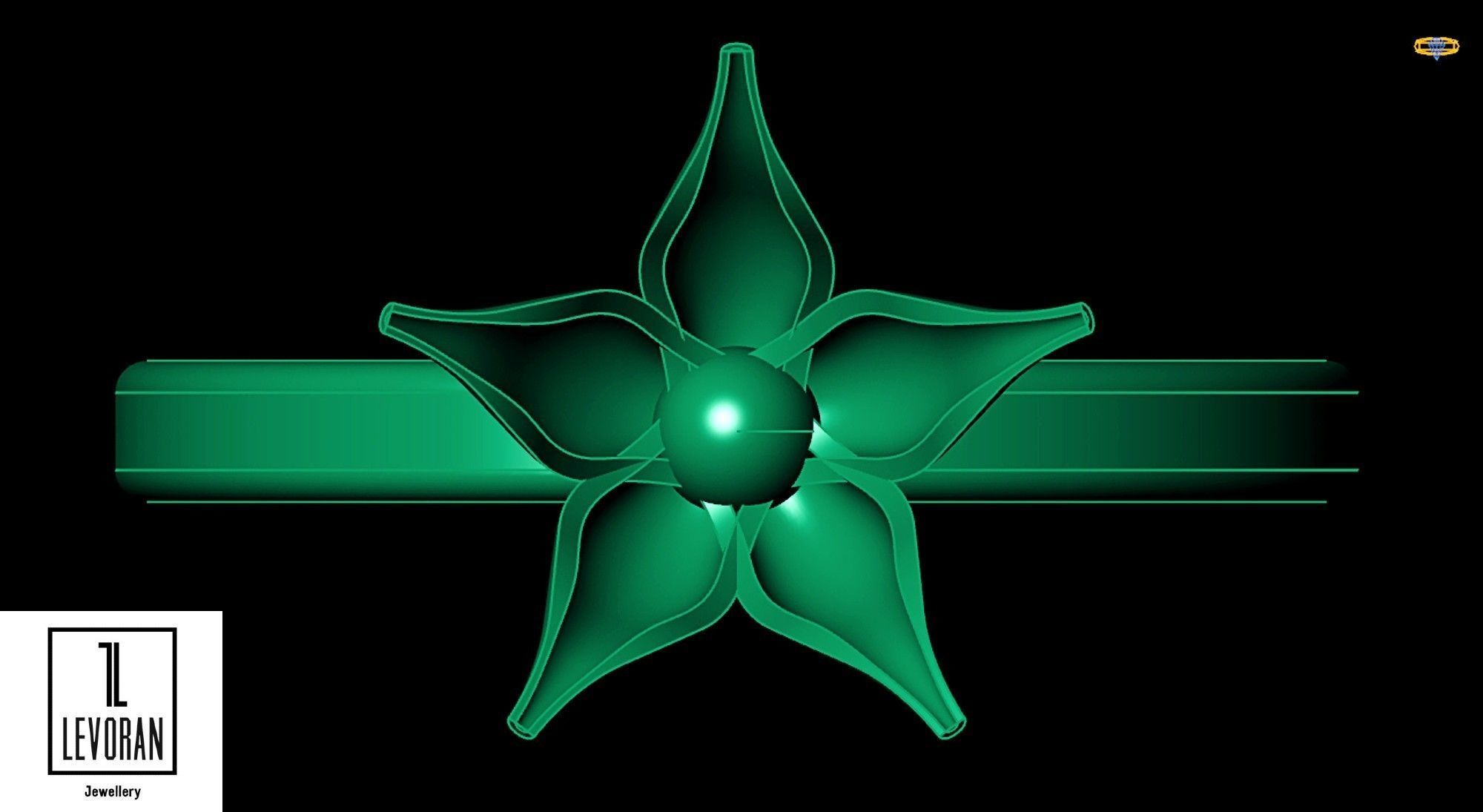 Hi score girl ring - Anime ring - 3d dtl dxf fbx obj 3D print model_8