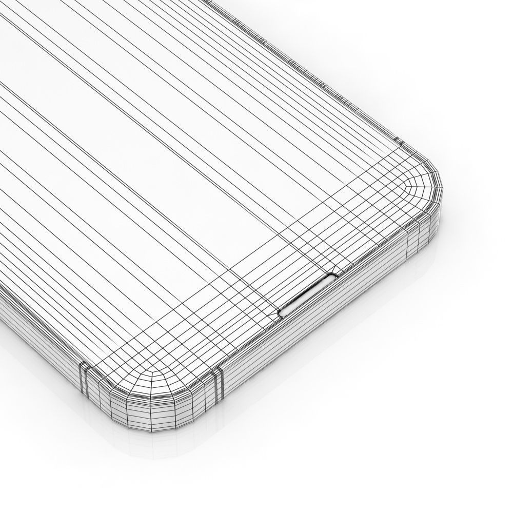 Apple iPhone 13 mini Midnight Low-poly 3D model_23