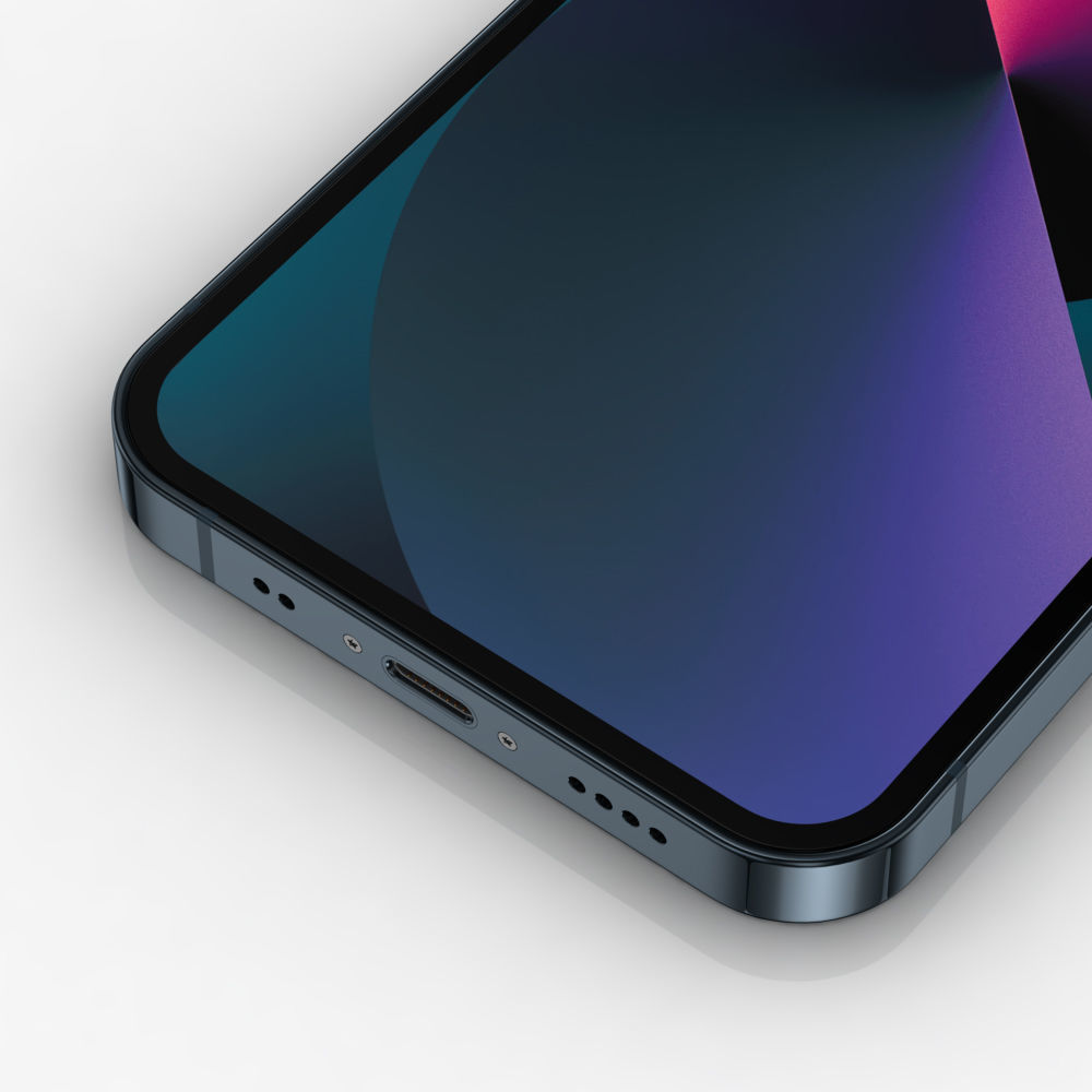 Apple iPhone 13 mini Midnight Low-poly 3D model_9