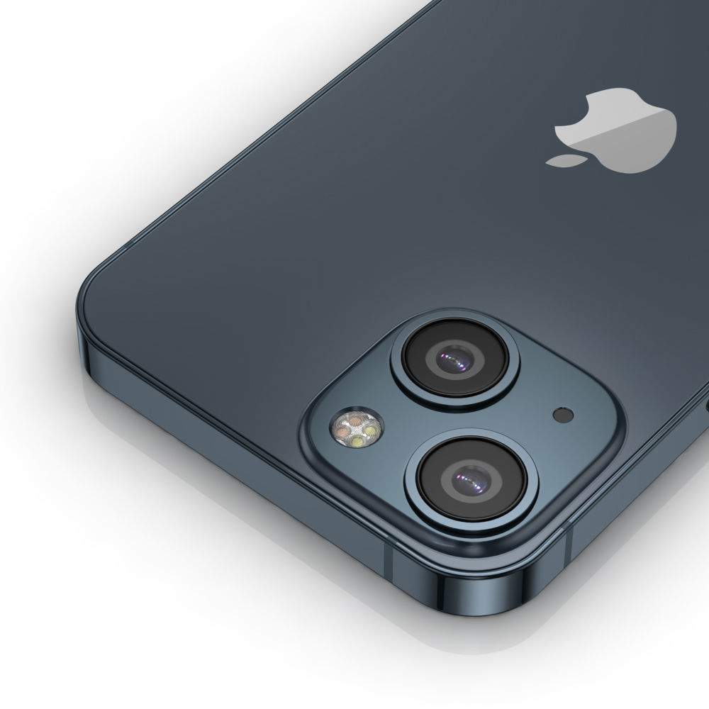 Apple iPhone 13 mini Midnight Low-poly 3D model_11