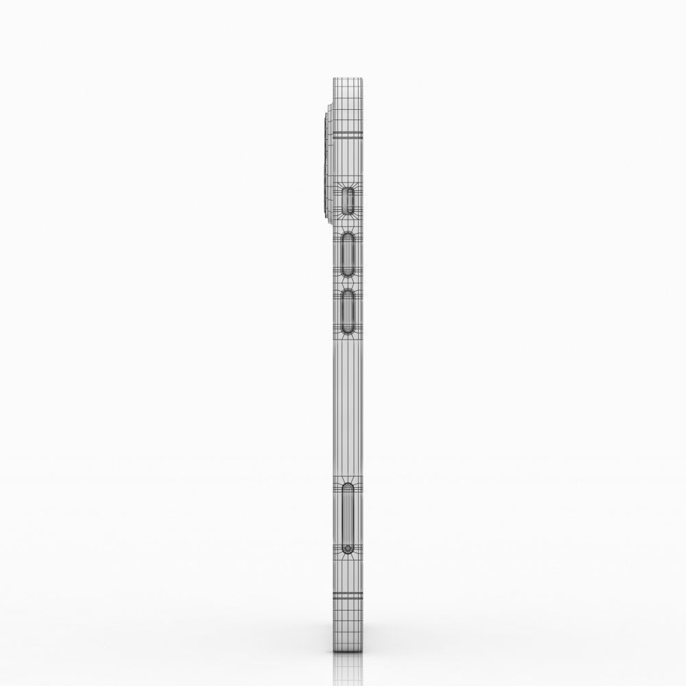 Apple iPhone 13 mini Midnight Low-poly 3D model_16