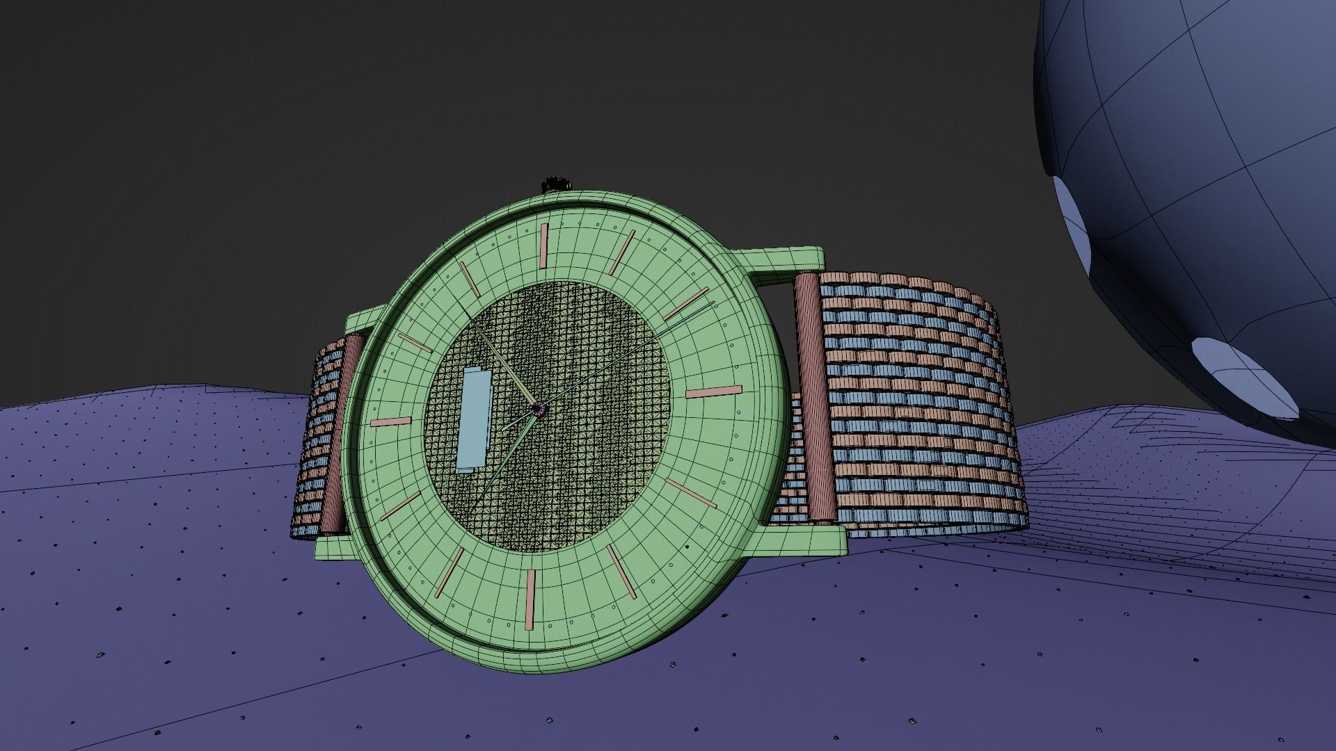 Watch In the Desert 3D model_4