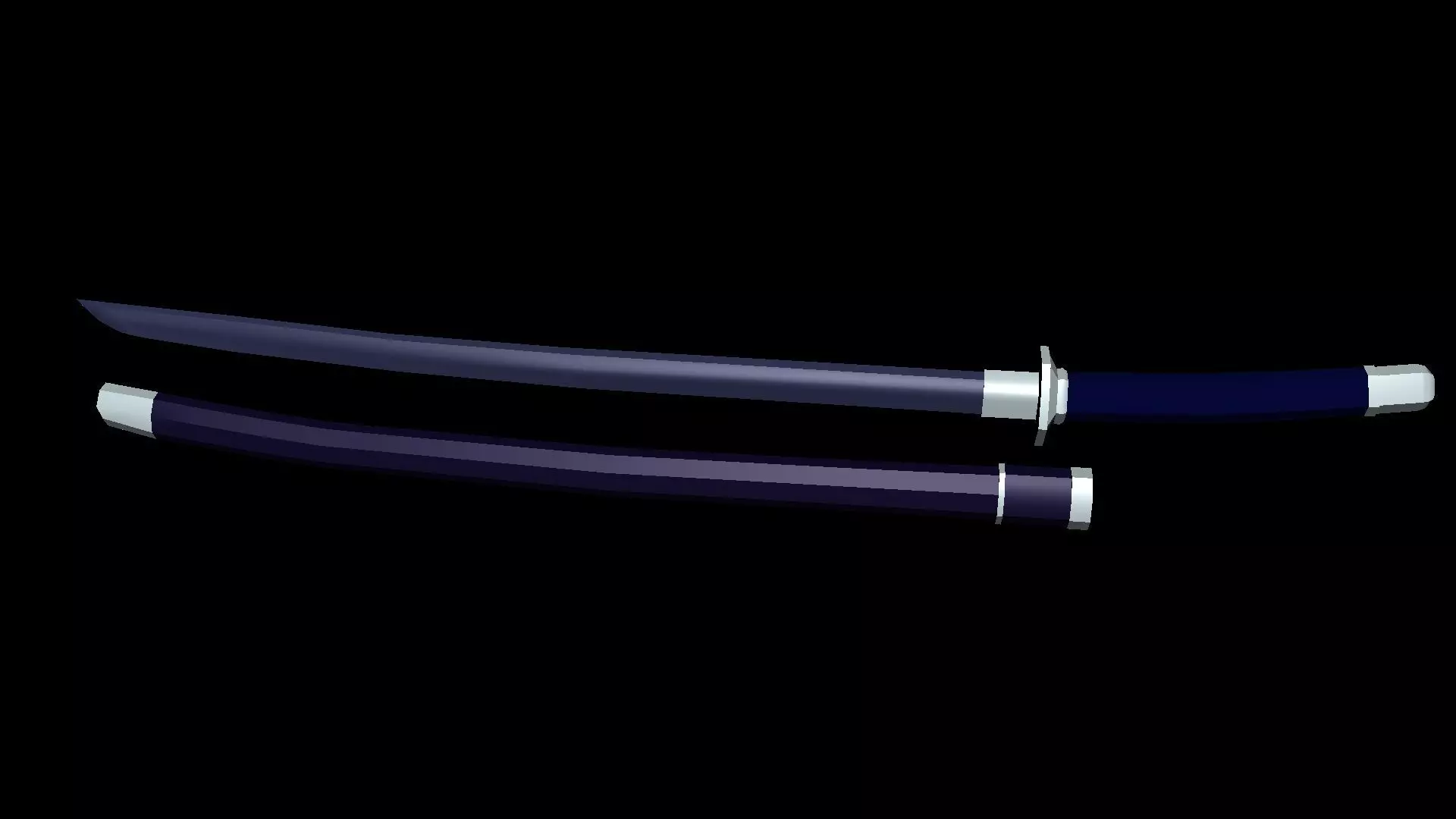 sword samurai Free 3D model