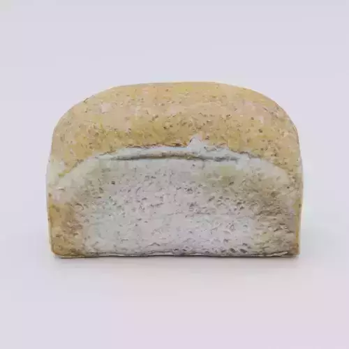 High quality photogrammetry model of bread