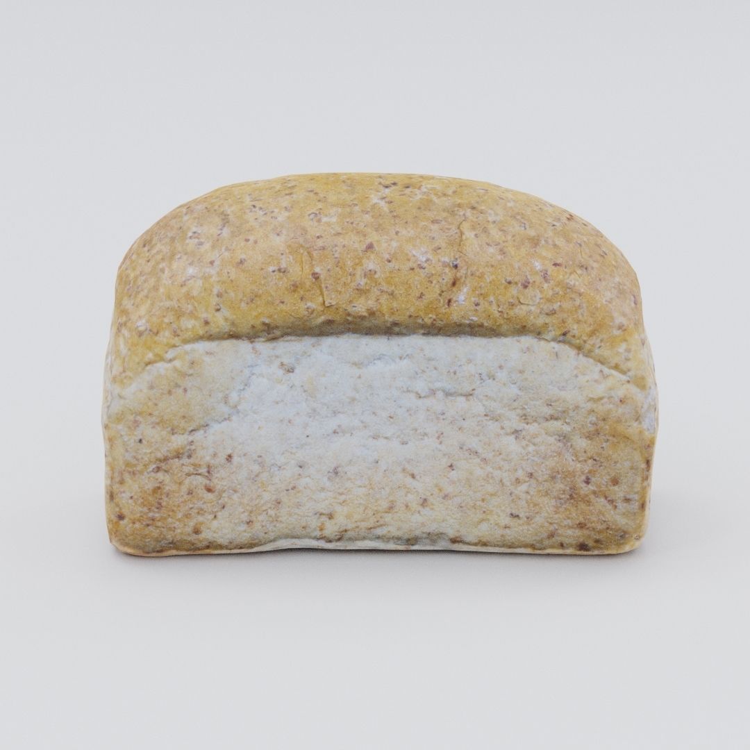 High quality photogrammetry model of bread Low-poly 3D model_5