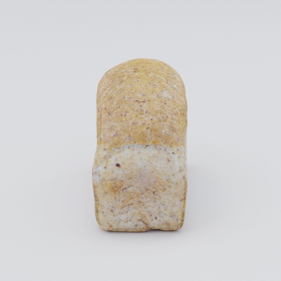 High quality photogrammetry model of bread Low-poly 3D model_4