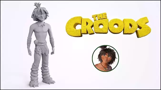 Guy character in The CROODS animation