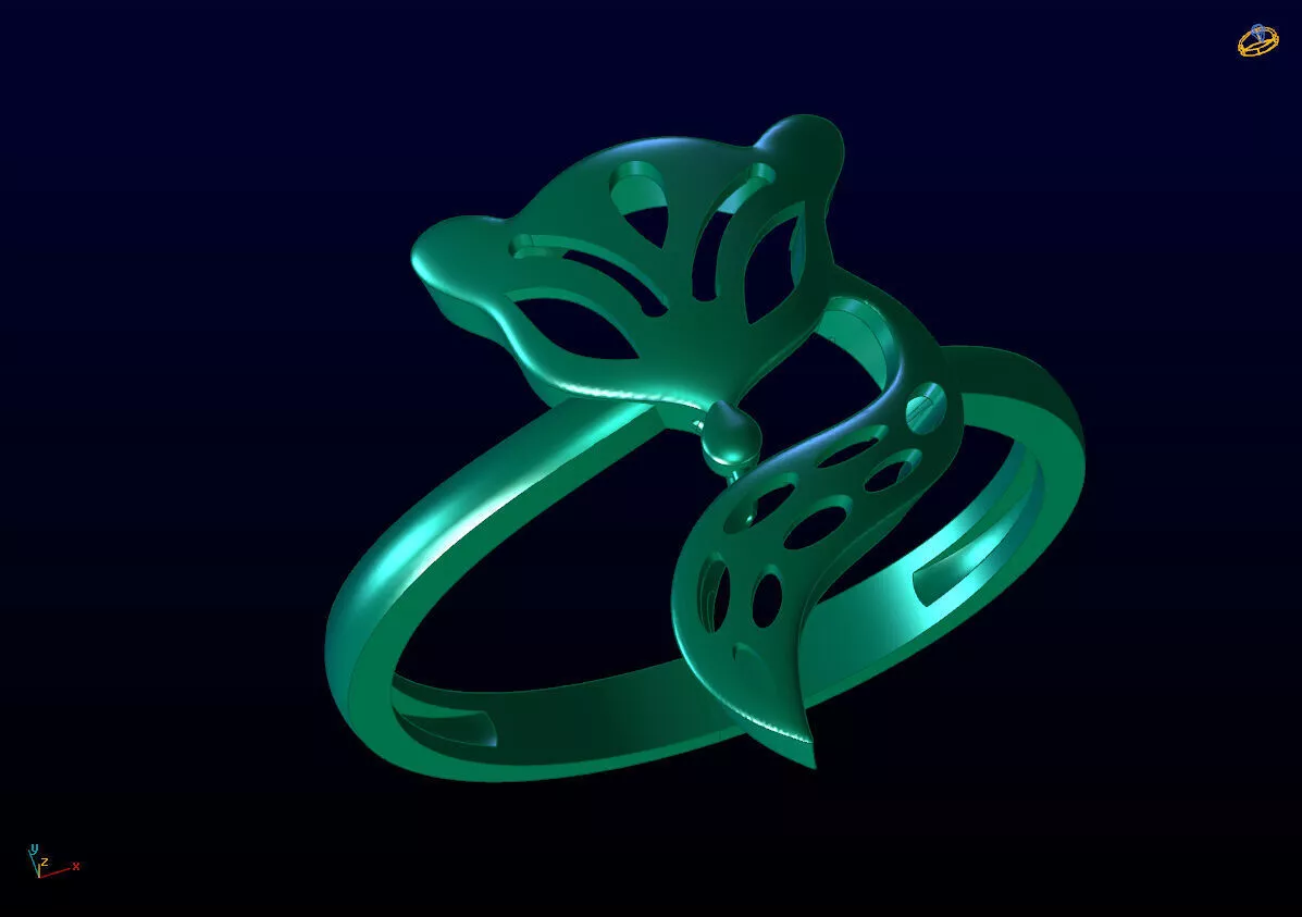 RINGS FOX Free 3D print model