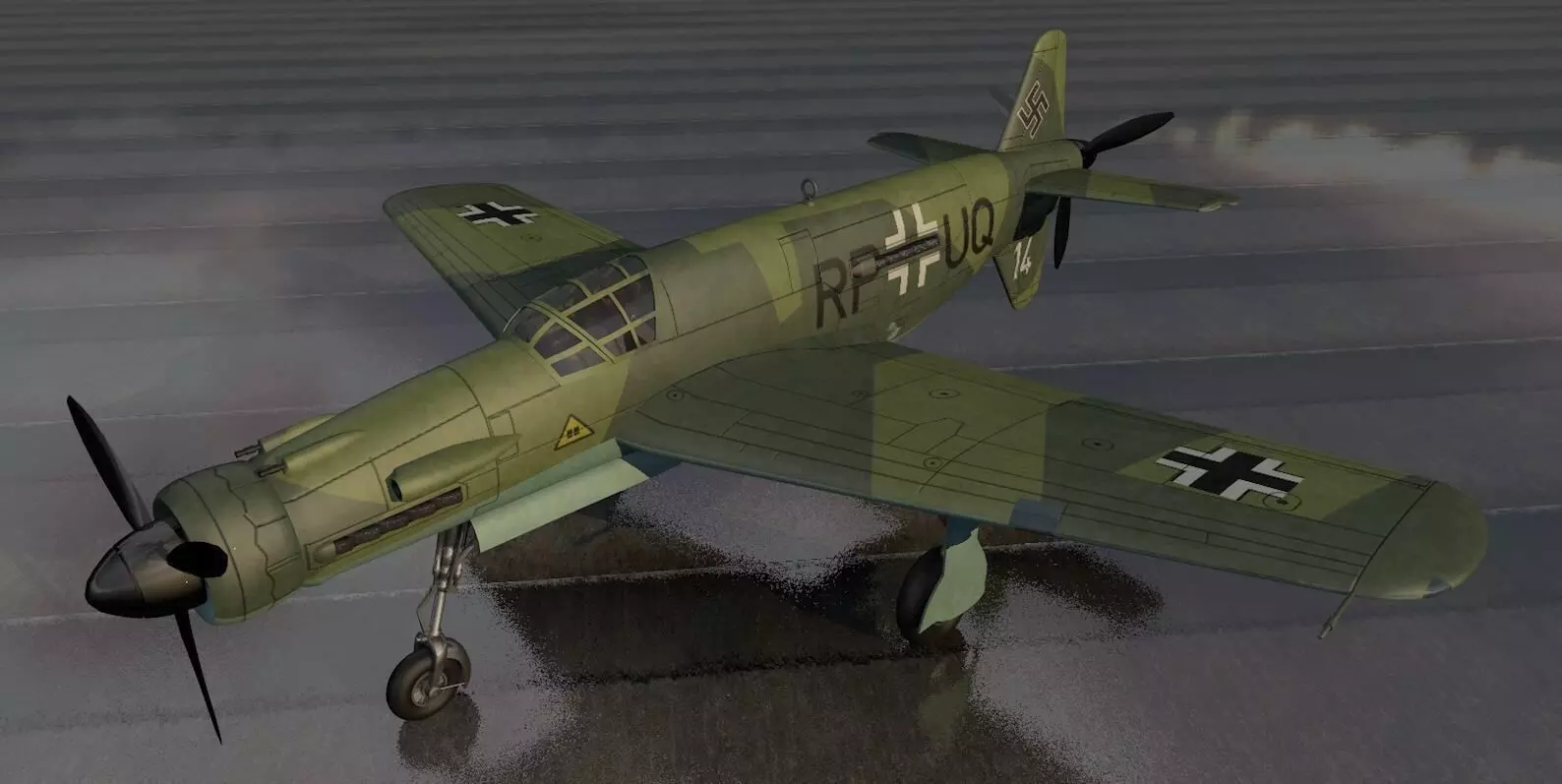 Dornier Do-335 A-1 3D model_0
