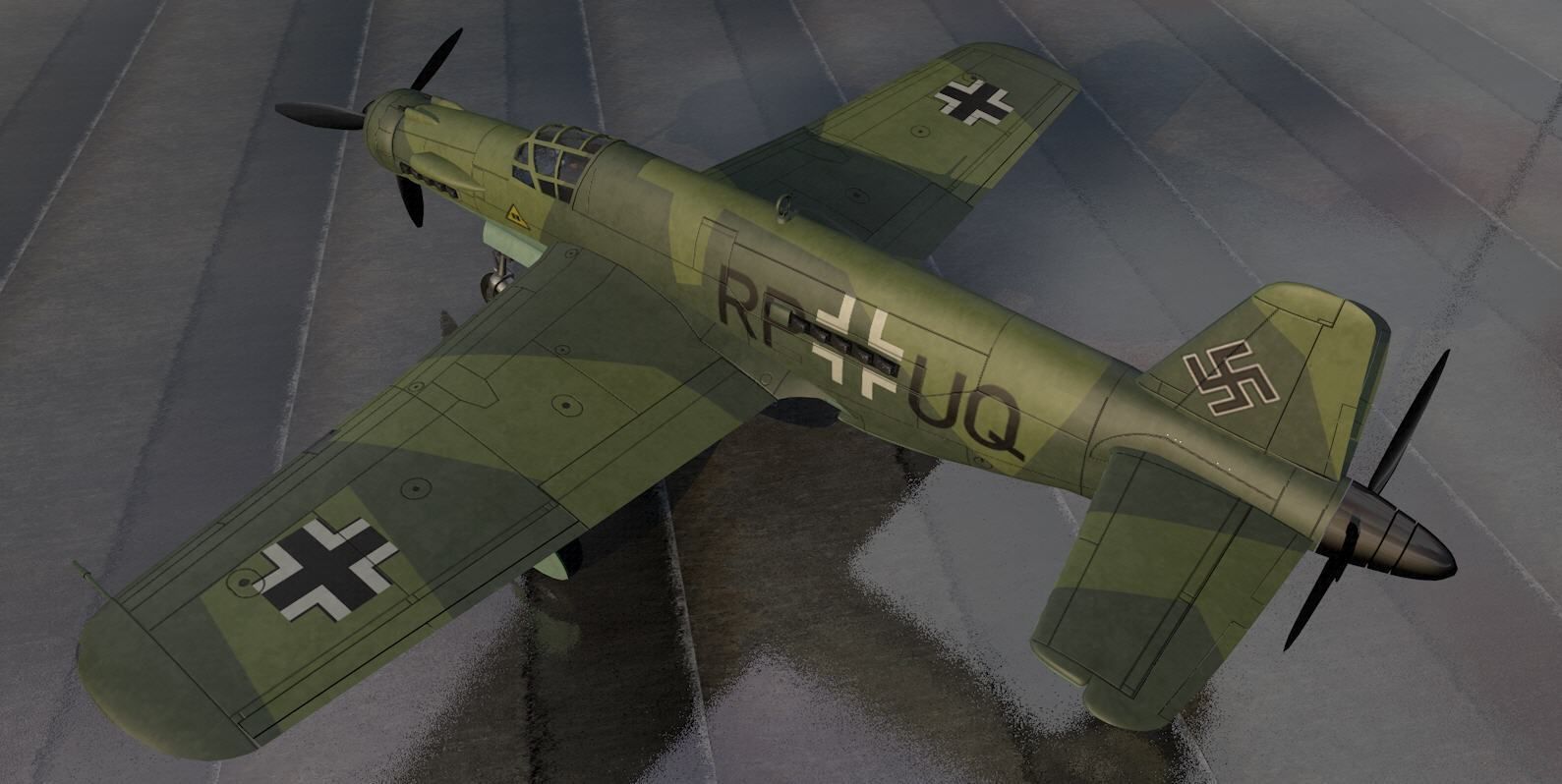 Dornier Do-335 A-1 3D model_1