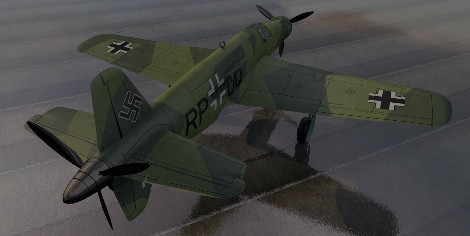 Dornier Do-335 A-1 3D model_3