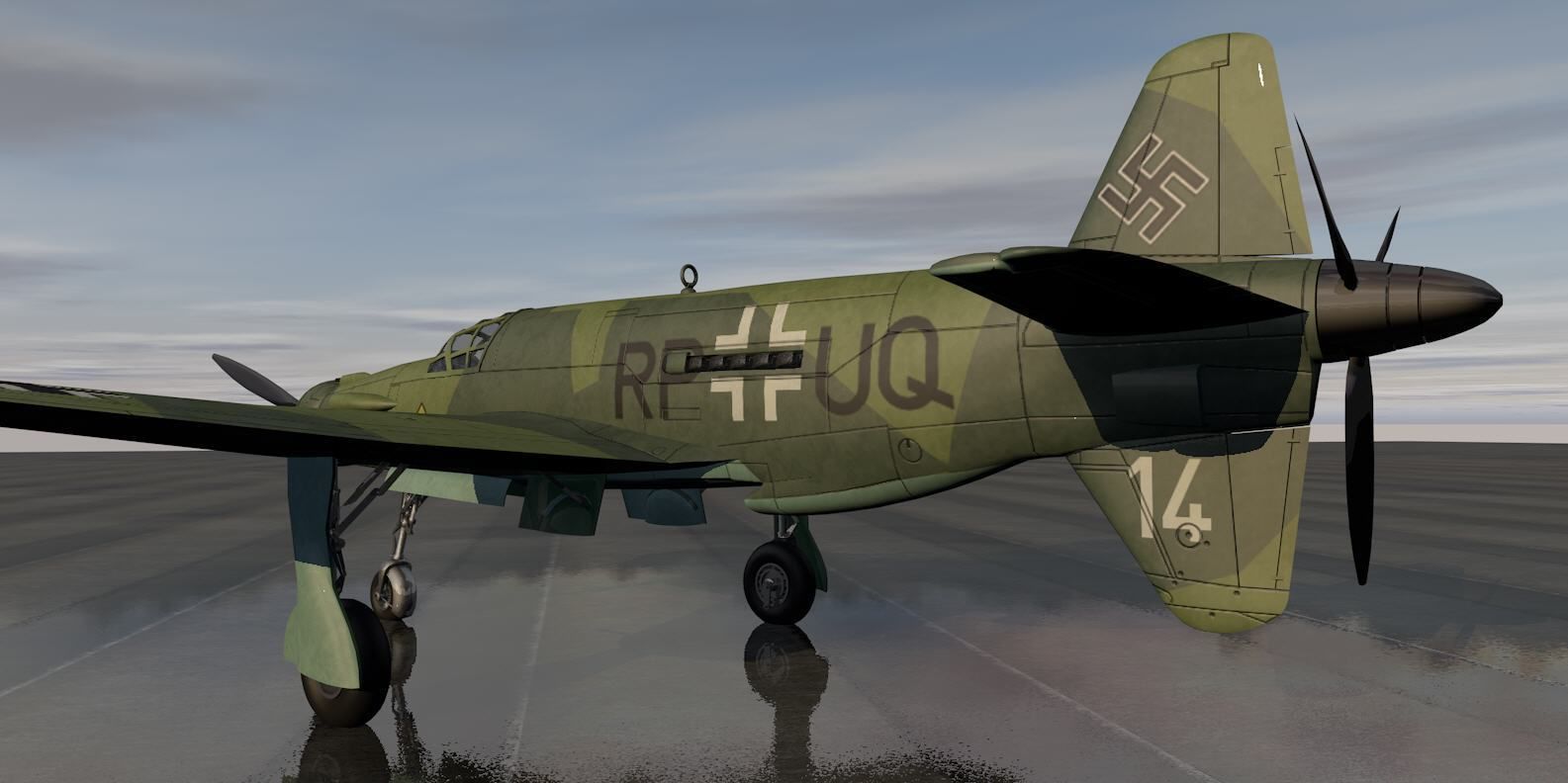 Dornier Do-335 A-1 3D model_6