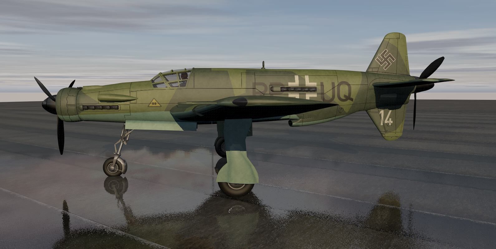 Dornier Do-335 A-1 3D model_2