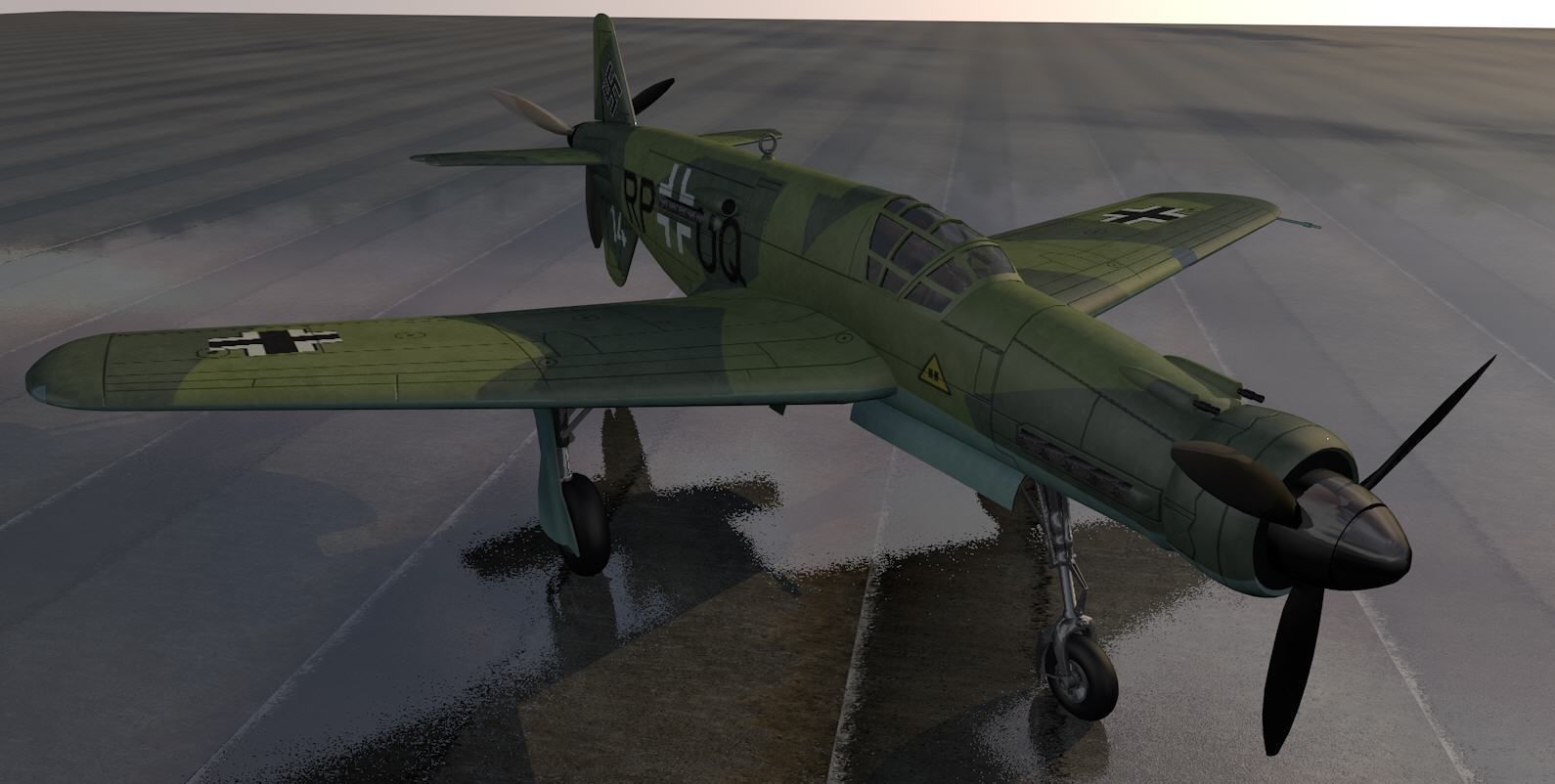 Dornier Do-335 A-1 3D model_4