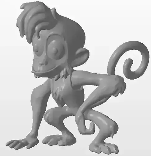 Abu Monkey  Chimp 3D print model