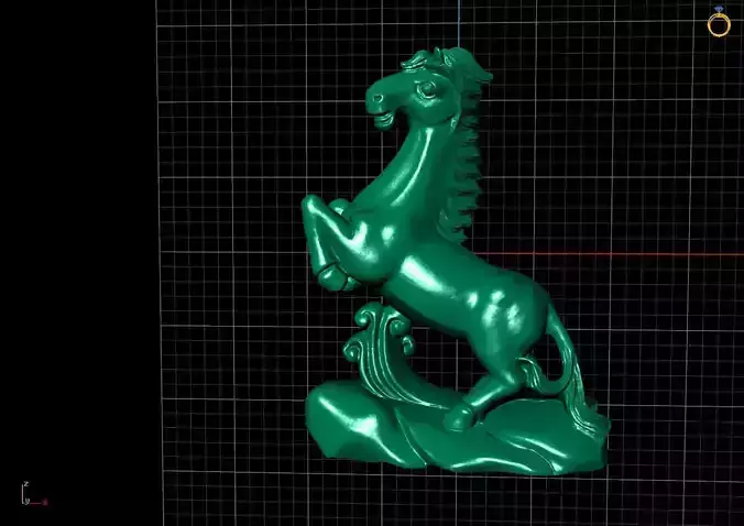 MODEL HORSE statue of