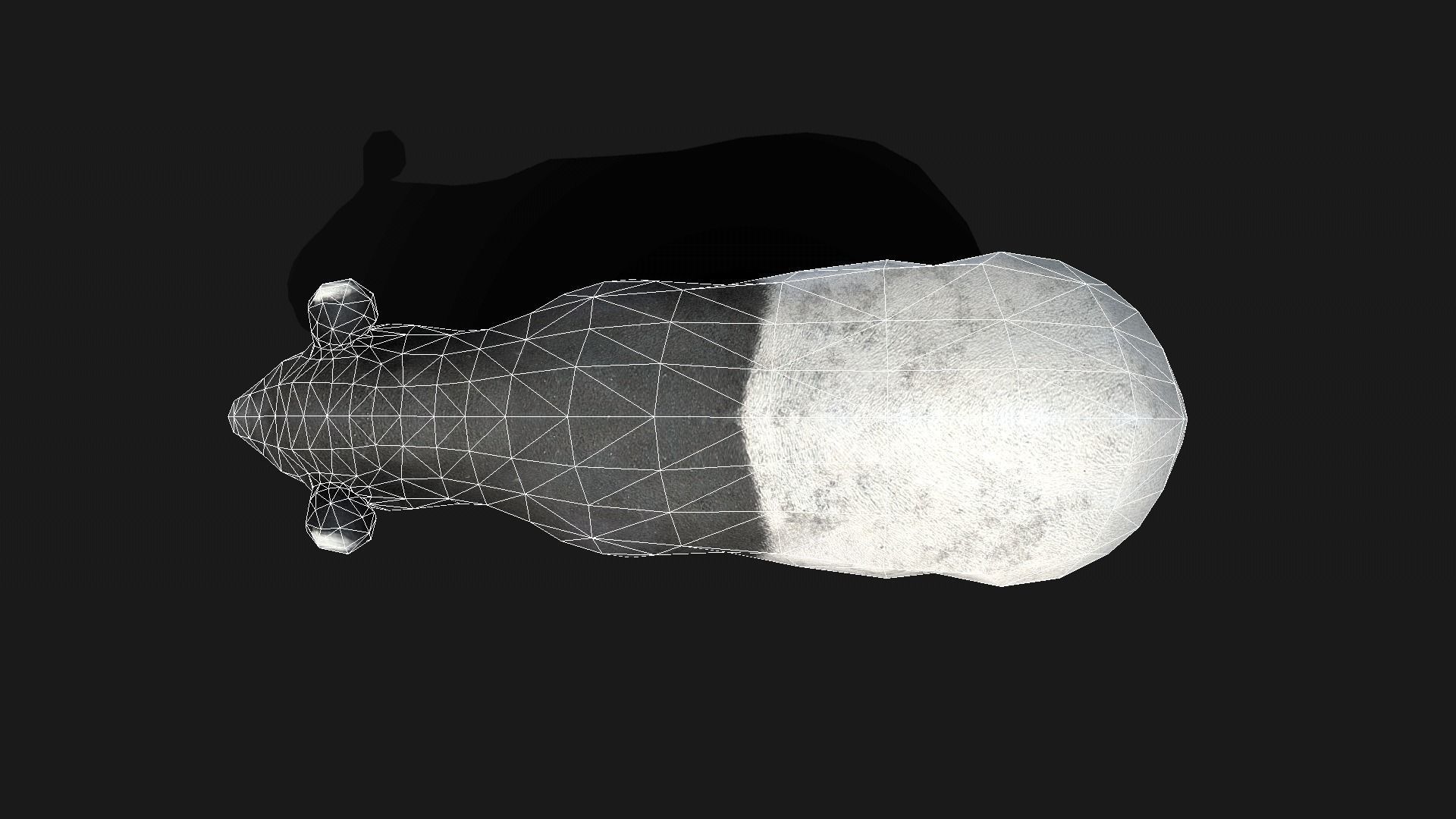 Low poly Malayan Tapir Low-poly 3D model_13