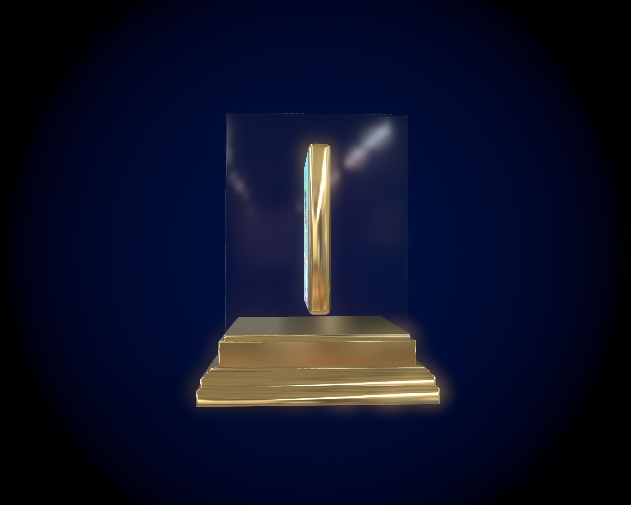 Mutant Ape 24 Gold Club Low-poly 3D model_9