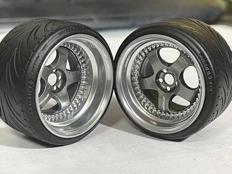 WORK MEISTER S1 3P RIMS WITH ADVAN FOR DIECAST AND SCALE MODELS 3D print model_9