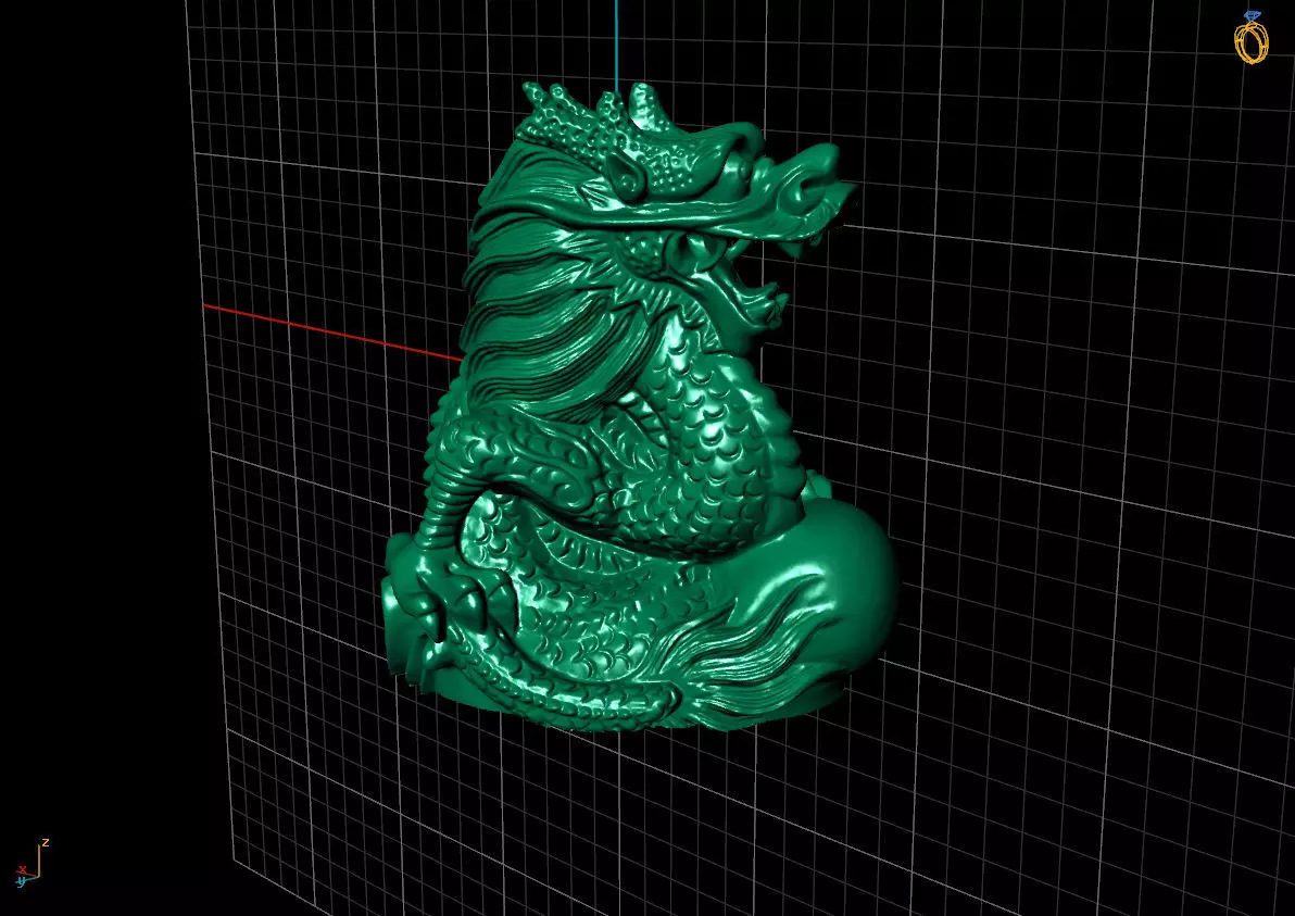 MODEL DRAGON statue Free 3D print model_0