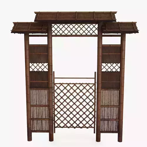 Azian Zen Garden Gate