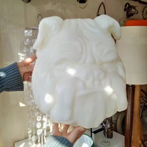 BUST BULL DOG 3D print model_5