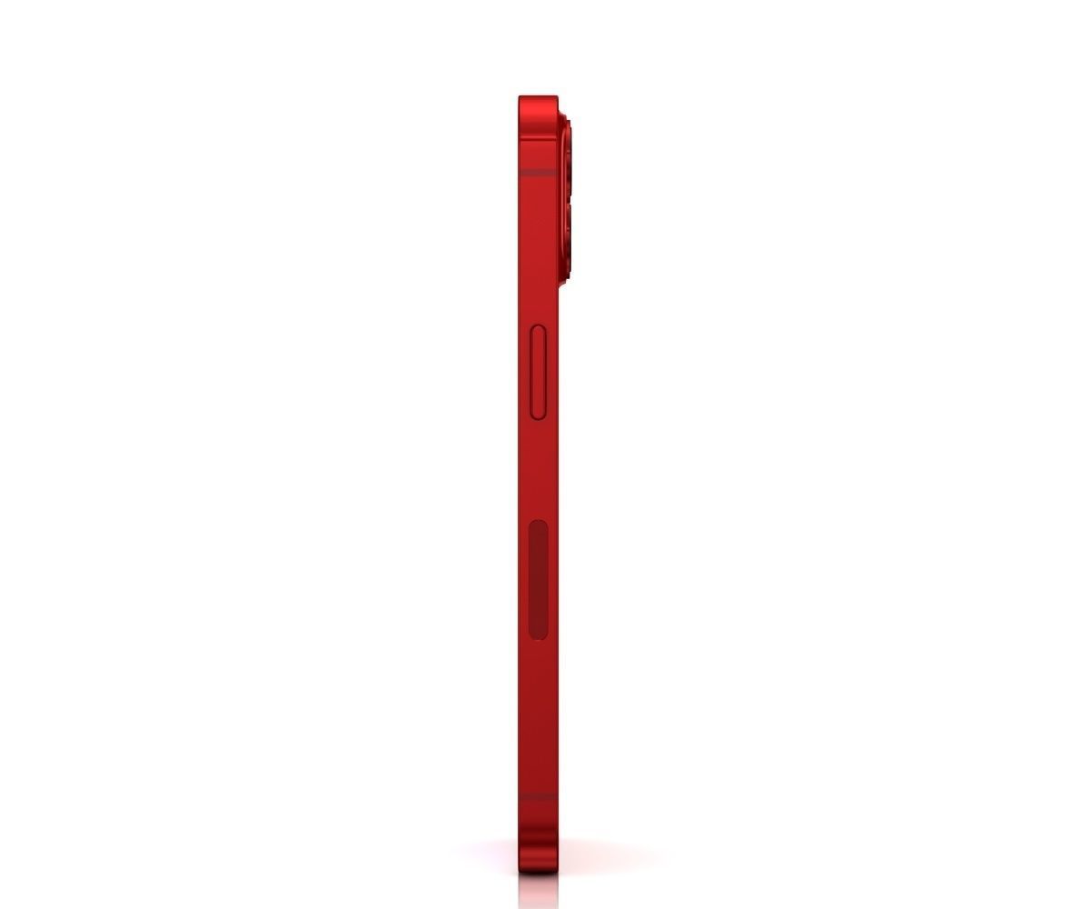 Apple iPhone 13 mini RED 3D model_4