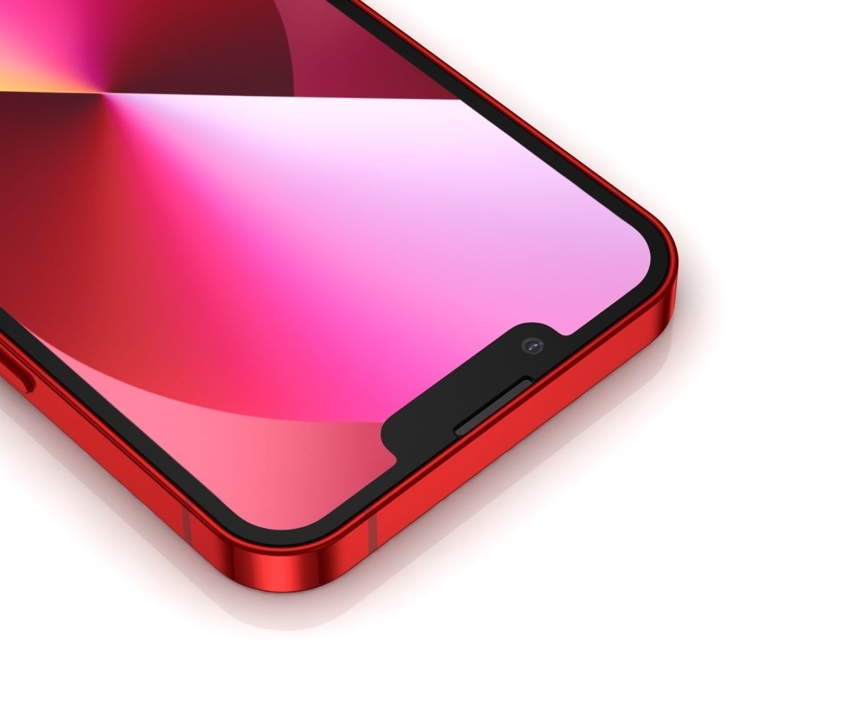 Apple iPhone 13 mini RED 3D model_10