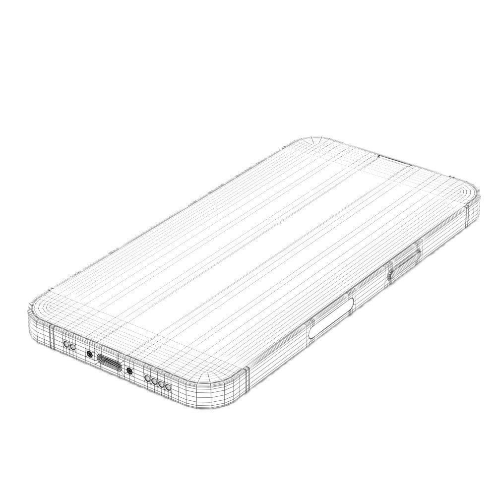 Apple iPhone 13 mini RED 3D model_21