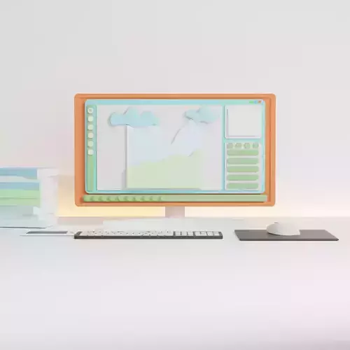 Modern Computer Minimalistic setup