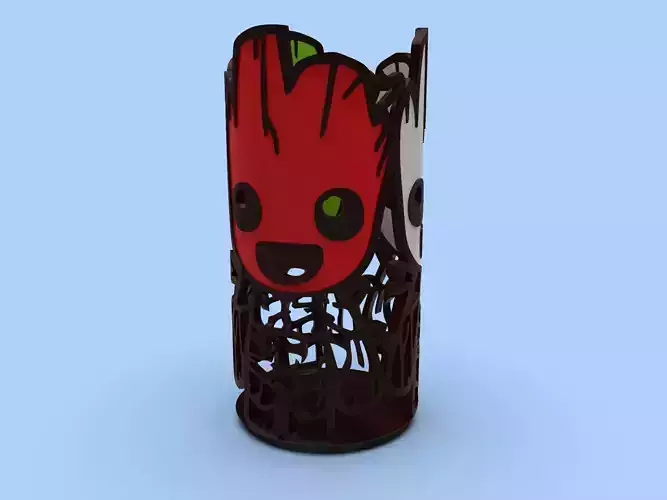 groot stand 3D model