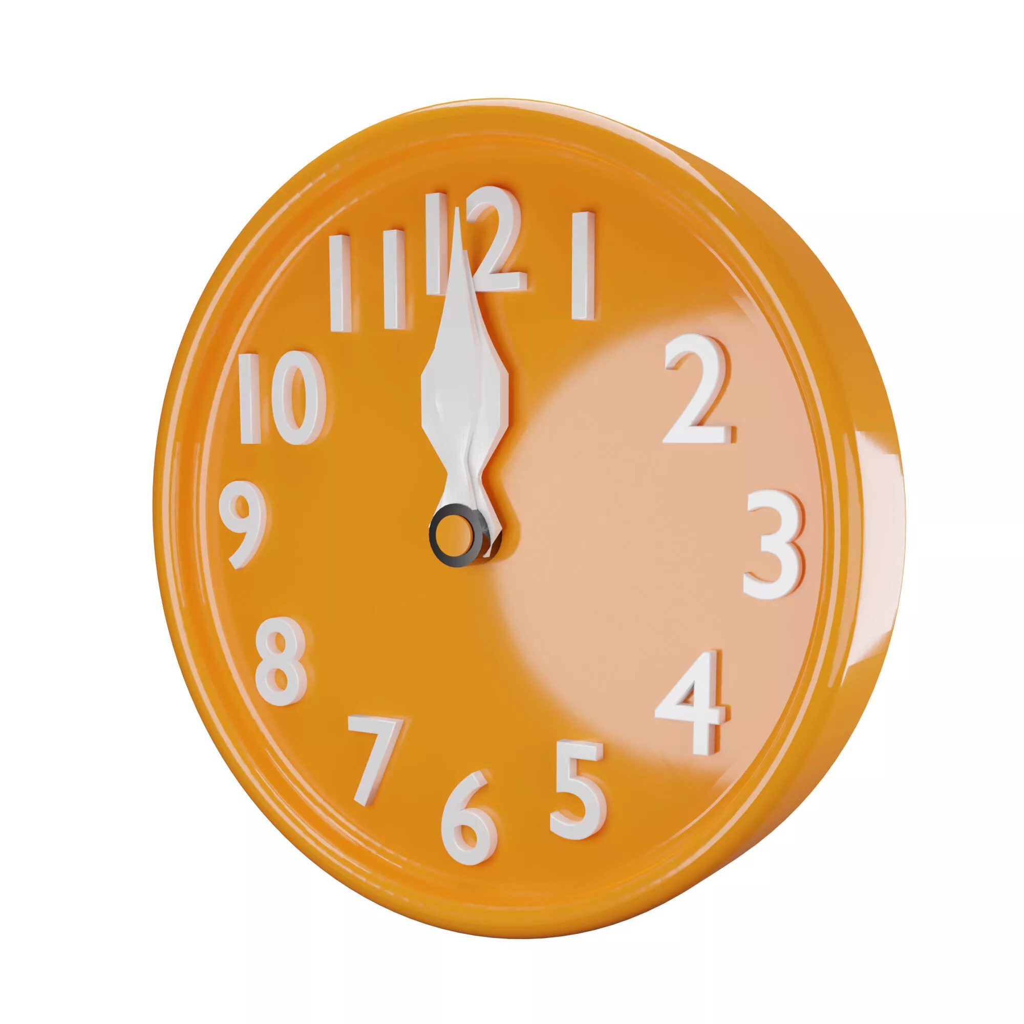 Counting Down the New Year Low-poly 3D model