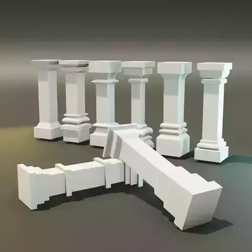 8 Pillar jigs Pack - 25mm 3D print model